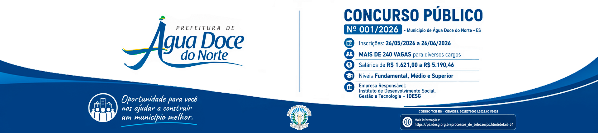 CONCURSO PÚBLICO Nº 001/2026